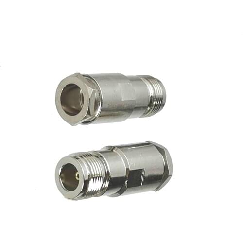 10pcs N Female Jack Connector Clamp RG8 LMR400 7D-FB RG213 Cable RF Coaxial Brass Straight New