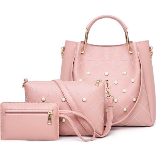 2021 new 3PCS Women Composite Bag Luxury Leather Purse and Handbags Famous Brands Designer Sac Handbag Female Shoulder Bag Set