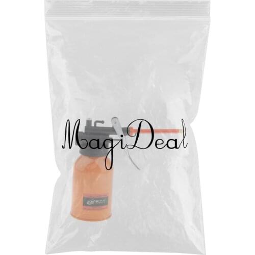 250ml Steel High Pressure Hand Pump Oiler Oil Pot Spray Can For Lubricant