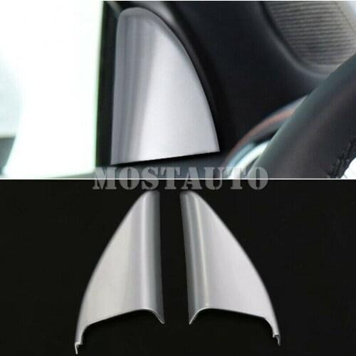 For Mercedes-Benz A-Class W177 2019 ABS Interior Accessory A Pillar Speaker Cover 2pcs Car Accessories Interior Car Decor