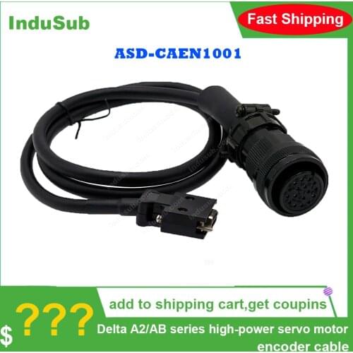 ASD-CAEN1001 A2/AB series high-power servo motor encoder cable 1m 3m 5m 10m 15m