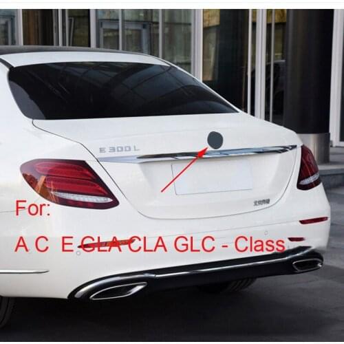 Car Logo Badge for Mercedes-Benz Rear Three-pointed Star Tail Logo Round Logo A C E GLA CLA GLC Class Modified Car Logo