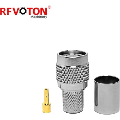 Free shipping 10pieces RP-TNC male rf coaxial connector for RG213 RG214 cable