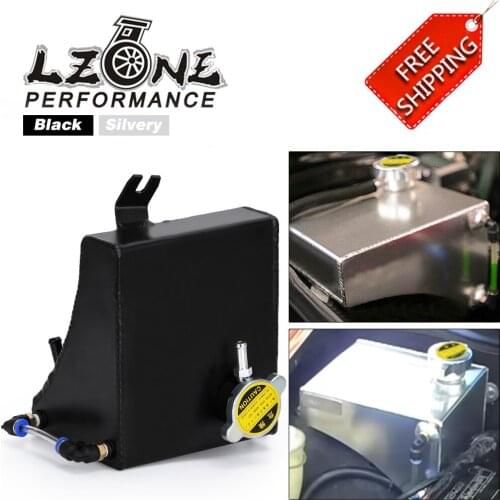 FREE SHIPPING -240SX S13 SR20DET KA24DE KA24E KA24 Aluminum Coolant Overflow Tank Reservoir Kit For Nissan (Fits: 240SX)