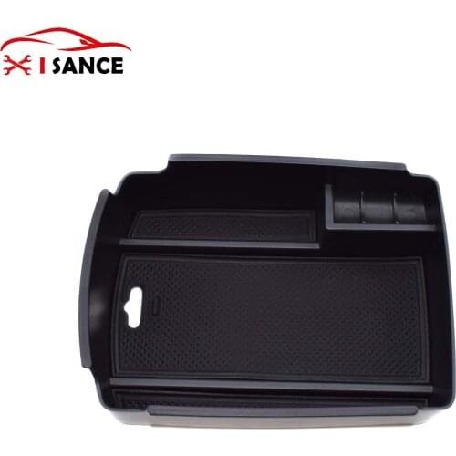 Black Armrest Storage Box Center Console holder For Kia Sportage 2.0L 2.4L l4 2017-2019