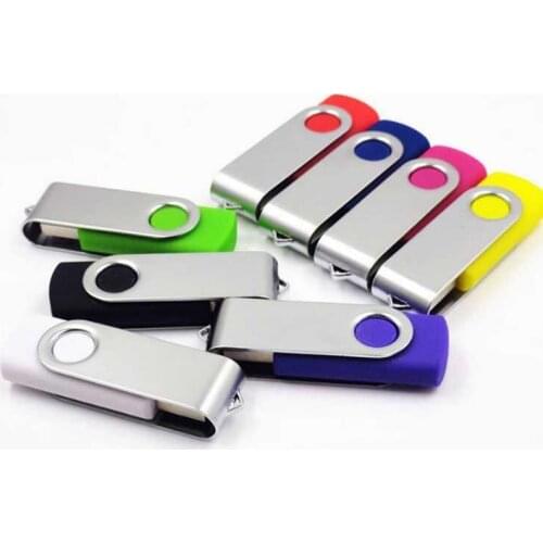 Pendrive Metal Rotate Usb Flash Drive 4GB 8GB 16GB 32GB Pen Drive 64GB Memory Stick U Disk Real Capacity Thumbdrives