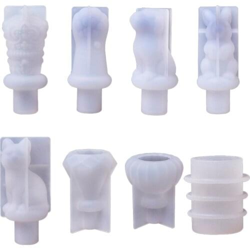 Stoppers Mold Upgraded Silicone Reusable Wine and Beverage Bottle Stopper Mold Wine Outlet Bottle Cover Mold B03B