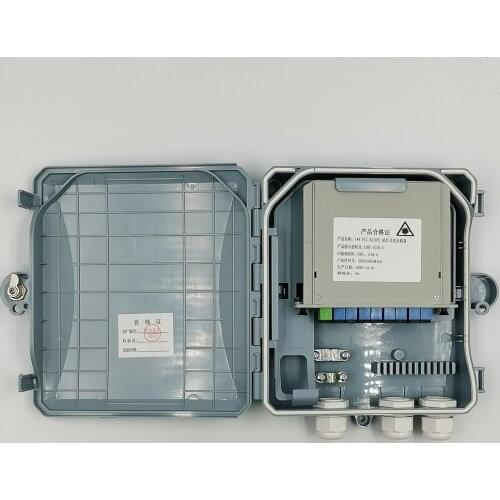FTTH 8 Cores Inserting LGX PLC Splitter Fiber Optic Distribution Box Termination Box Excellent Material Plc SC UPC SC APC