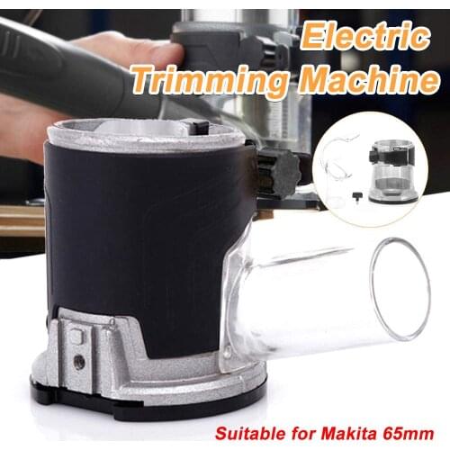 Plunge Router Base Trimming Machine Bakelite Milling Woodworking Slotting Machine Dust Cover For Makita 65mm Electric Trimmer
