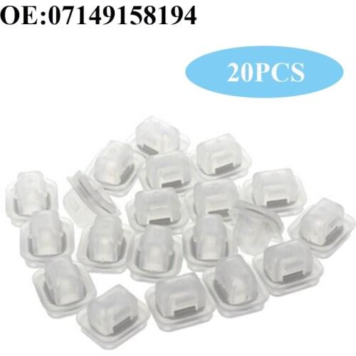 JEAZEA 07149158194 20Pcs Interior Trim Molding Door Retainer Clip For BMW E46 E90 E91 E93 M3 X5 Door Lateral Trim Grommet