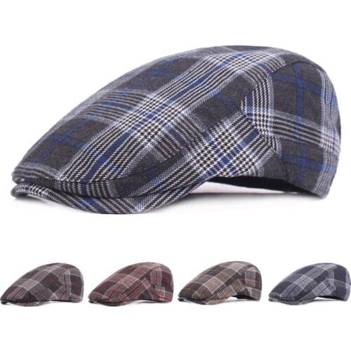 Summer Mens Cap Casual Beret Hat Fashion Breathable Flat Cap Newsboy Peaky Blinders Style Beret Hats Adjustable Adjustable Caps