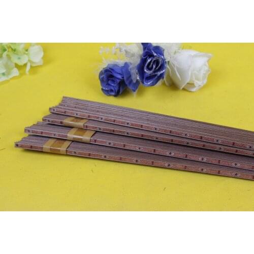 LUTHIER PURFLING 68# 40 strip LUTHIER PURFLING BINDING MARQUETRY INLAY New Guitar Parts Size : 640 x 6 x 1.0mmmm