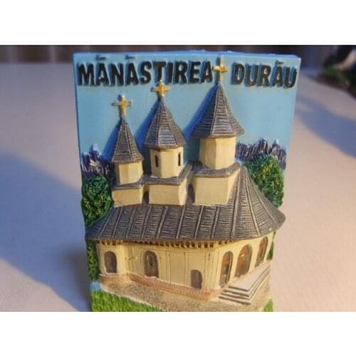 The famous cathedral in Romania MANASTIREA DURAU refrigerator stickers