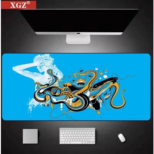 Vector Illustration Non-slip Large Mouse Pad Pc Gaming Mouse Pad Waterproof Mouse Pad Keyboard Desktop Pad Suitable Keyboard Pad
