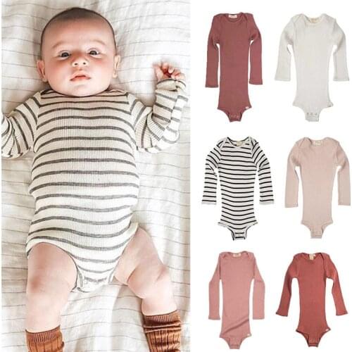 Enke MM 30% Silk Baby Autumn Clothes Long Sleeve Autumn Romper High Quality Infant Boy Girl High Elasticity One-piece