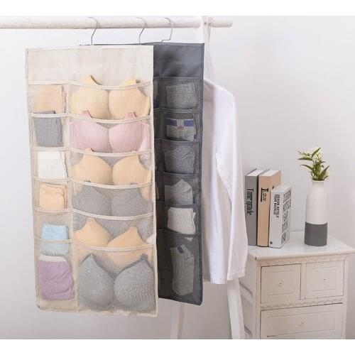 Underwear storage hanging bag bra socks storage bag wardrobe dormitory hanging storage bag