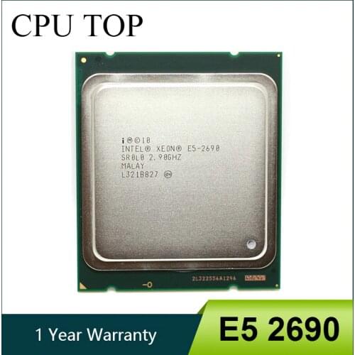 Intel Xeon E5 2690 Processor 2.9GHz 20M Cache LGA 2011 SROLO C2 server CPU