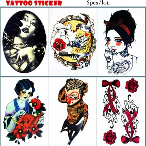 Nu-TATY Sun Wukong Temporary Tattoo Body Art Flash Tattoo Stickers 21*15cm Waterproof Tatoo Home Decor