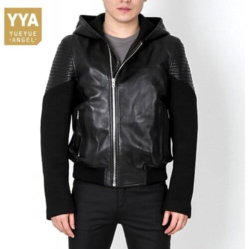 YueYueAngel Men's Bomber Hoodies