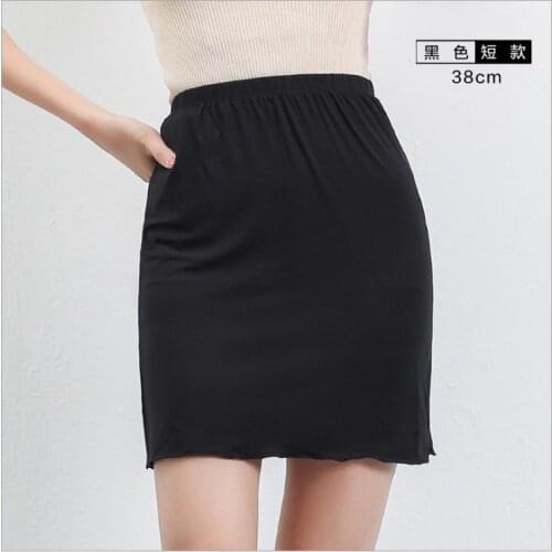 Woman Skirt Under Dress Intimate Modal Half Slip Dress Womens Lingerie Invisibly Smooth Petticoat Long Underskirt