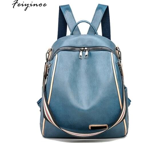 2020 New Fashion Tassel Women Backpack High Quality Youth Leather Backpack for Teenage Girls Female School Shoulder Bag Backpack