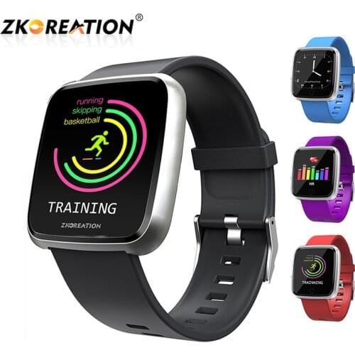 Zkcreation Y7 Sport Tracker Women Smart Watch Heart Rate Blood Pressure Monitor Waterproof Smarthwatch Fitness Tracker