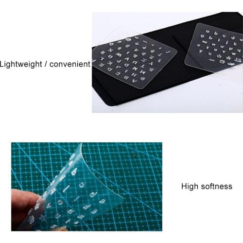 1 Pcs Carving Letter Seal for Leather Craft Letters Alphabet Stamp Handmade Durable DIY Tool THJ99