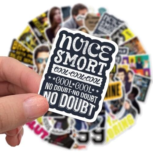 10/50PCS Brooklyn Nine-Nine Tv Show Trolley Case Funny Sticker Toy Graffiti Phone Case Car Bicycle Adult Cartoon Laptop Water