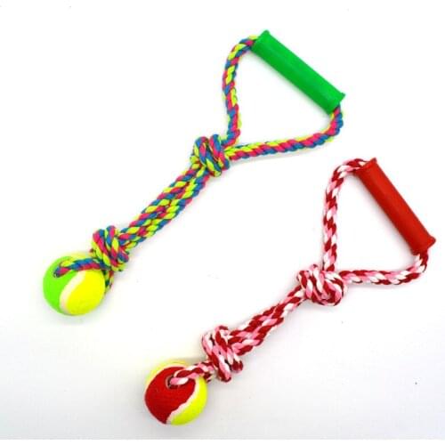 10Pcs Cotton Dog Rope Ball Toy Knot Puppy Chew Teething Toys Teeth Cleaning Pet Palying Ball For Small Medium Large Dogs Toys