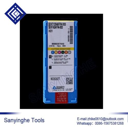 Free shipping high quality 50pcs/lots SEHT1204AFFN-X83 H01 cnc carbide turning inserts