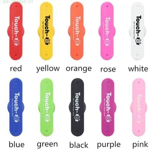 500PCS Touch U Sucking Sucker Suction Cup Phone Holder Silicone Touch U Mount Stand for iPhone Samsung LG HTC Huawei Smartphones