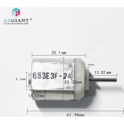 AZGIANT FC140 Car Rear View Mirror Folding Motor Spindle 12V Micro DC Motor Headlight Adjustment Corrector Motor
