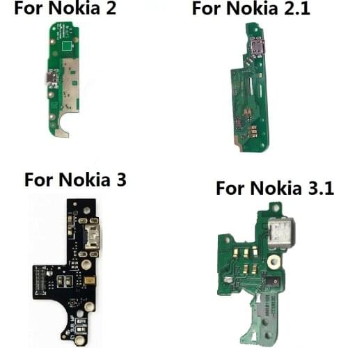 For Nokia 2/2.1/3/3.1/3.1 Plus/5/5.1/6 2017/6 2018/7/7.1/7.1 Plus/8/X5/X6/X7 Charge Charging Port Connector Flex Cable PCB Board