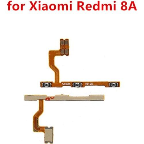 For Xiaomi Redmi 8a Power Volume Side Key Button Flex Cable ON OFF Switch For Redmi 8 Flex Cable Replacement Repair Parts