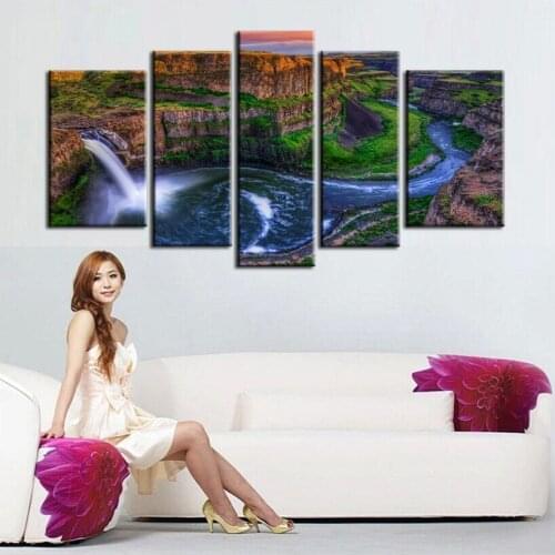 Home decor simulation oil painting on the canvas print landscape pictures DM16092906