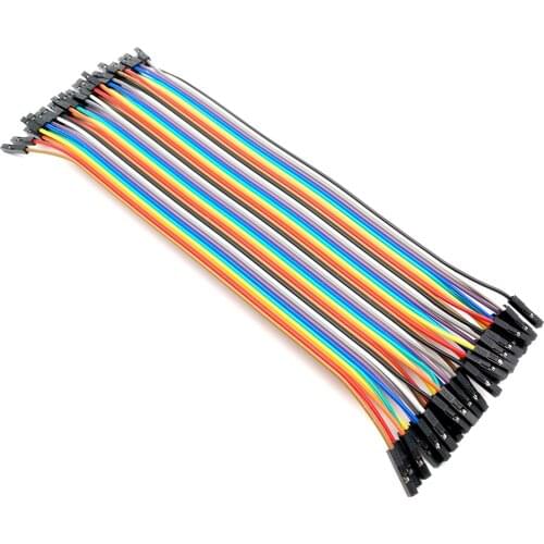 Dupont line 40pcs 20cm female and female jumper wire Dupont cable Color Breadboard Cable
