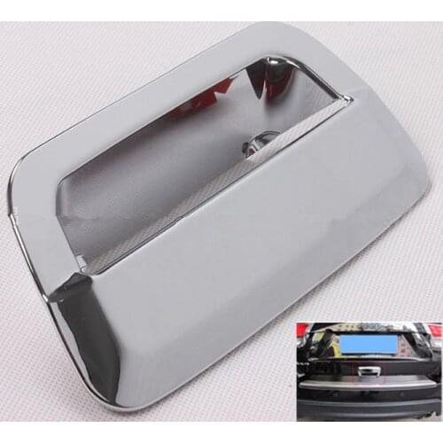 FUNDUOO Chrome Rear Boot Trunk Door Handle Cup Bowl Cover Trim Sticker For JEEP Grand Cherokee 2011 2012 2013 2014