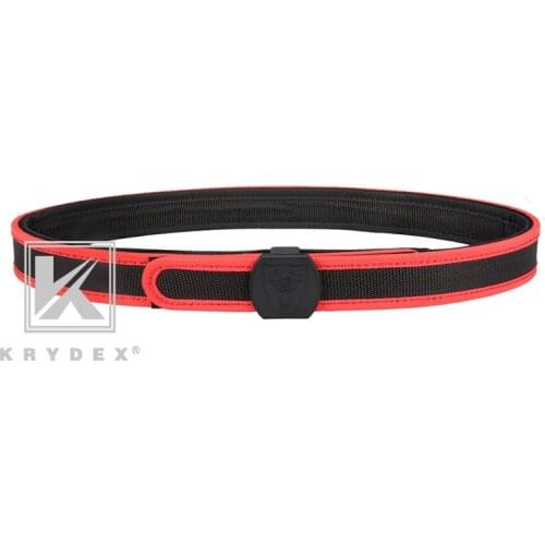 KRYDEX RED IPSC Tactical Shooting Belt For Shooting Airsoft USPSA IDPA Inner & Outner Double Competition High Speed Accessory