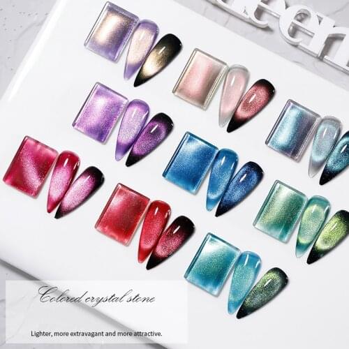 15 Color Series Nail Polish Spar Wide Cats EyeLacquer Varnish Soak Off Manicure Art Glue New