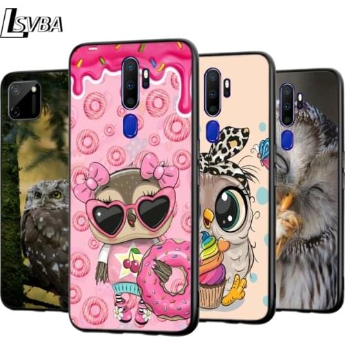 Lovely Animal Owl For OPPO A5 A9 A7 A11X A1K A12 A12E A31 A32 A53 A53S A72 A73 A93 AX7 Pro 2020 2018 5G Phone Case