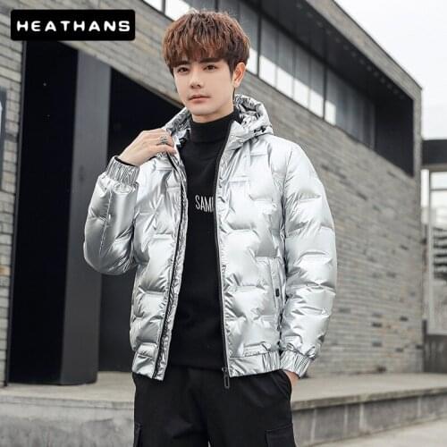 -15 Degree Winter Coat Mens New Parkas Big Pockets Casual Male Jacket Hooded Solid Color Men Windbreak Clothing Outwear Top 3XL