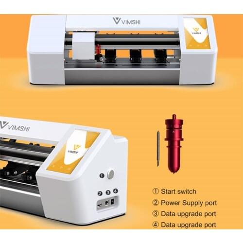 VIMSHI TPU Soft High Transparent HD Film Screen Protector Intelligent Cutting Machine Plotter QR Cut Code For Any Phone