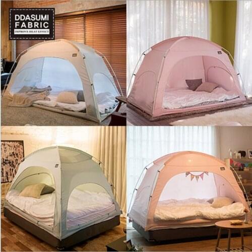 Authentic Korean winter indoor tent bed tent breathable warmth saving childrens tent Game House Energy saving Home tents