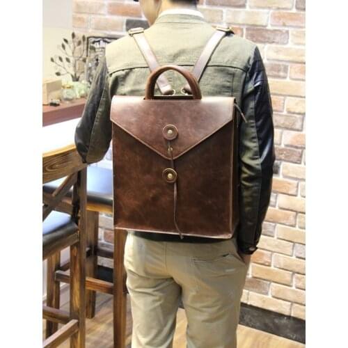 Popular man backpack original design business casual bag envelope Korean men Shoulder Bag Computer package