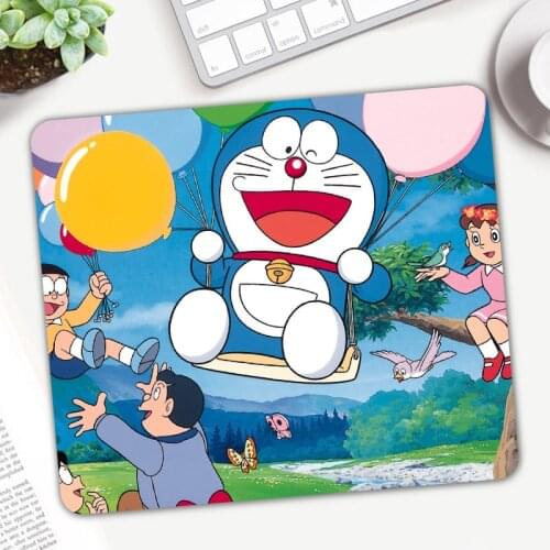 Popular Doraemon Anime Gamer Rubber Rectangle Mousepad Pc Computer Game Gaming Mouse Pad for Decorate Tablet Mause Mice Mat