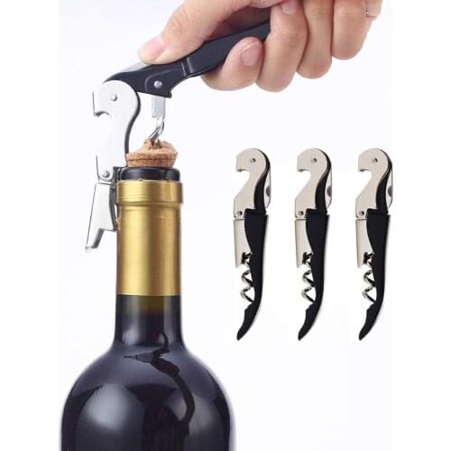 Portable Creative Bottle Opener Stainless Steel Wine Corkscrew Outdoor Keychain Wine Opener Kitchen Tools Bar Accessoires