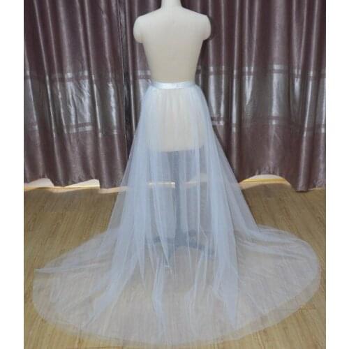 Removable bridal skirt Tulle skirt Custom skirt Removable skirt, Ball Gown skirt Long train skirt, Bridal skirt Removable train