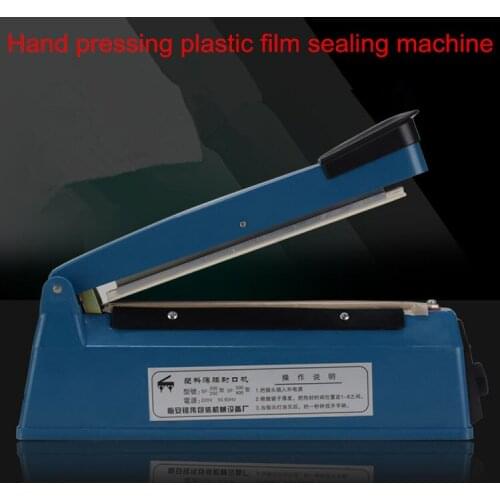 220V vacuum food sealer film bags electric packing machine 20cm plastic sealing machine heat hand impulse sealer