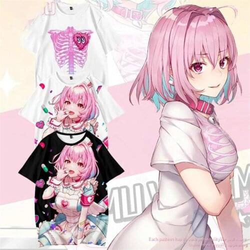 Yumemi Riamu 3D Print Summer Men/Women Clothes T-shirt Streetwear Kawaii Tshirt HOODIES The hooded zipper hoodies sweatshirt