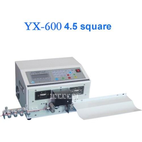 YX-600 Computer Wire Stripping Machine Electric Wire Stripper Automatic Cable Stripping Machine 110V/220V 200W 0.1-4.5 Square